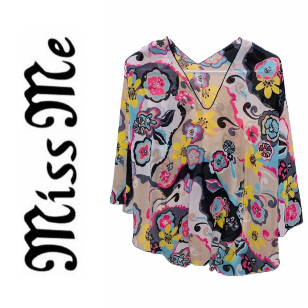 💖 MISS ME Flowery Spring Top EUC